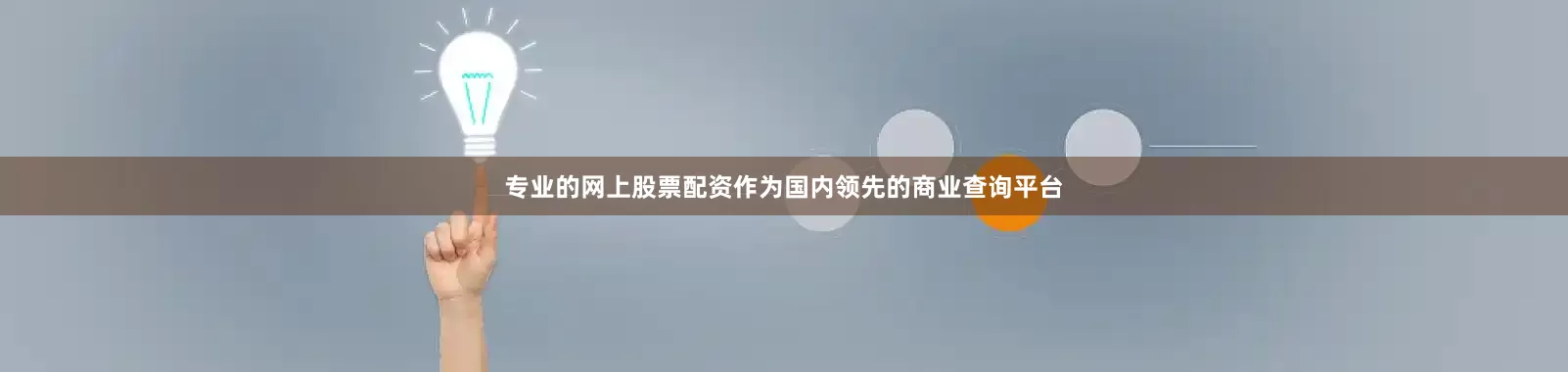 专业的网上股票配资作为国内领先的商业查询平台
